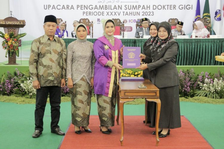 Kisah Inspiratif Regilia Lulusan Dokter Gigi Terbaik Unissula