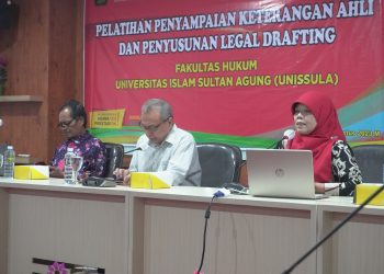 Tingkatkan Kualitas Dosen, FH Unissula Selenggarakan Pelatihan Penyampaian Keterangan Ahli