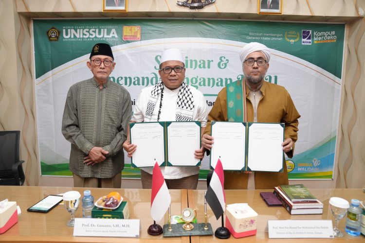 Unissula Perluas Kerjasama Internasional dengan Daarul Hadist Yaman