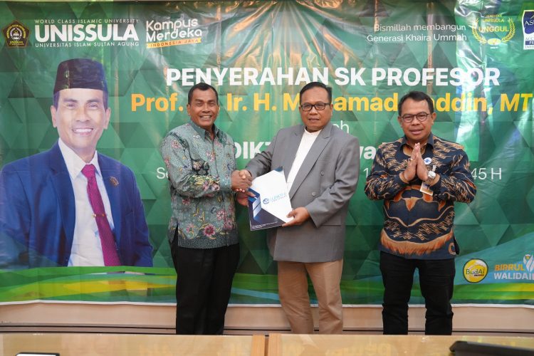 Prof Haddin Guru Besar Ke 48 Unissula