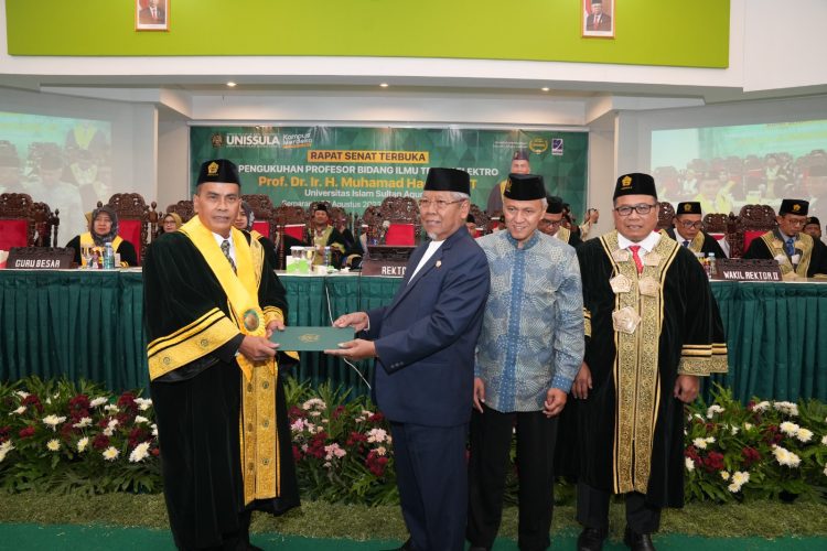 Tambah Profesor Unissula Segera Buka Program Doktor Teknik Elektro