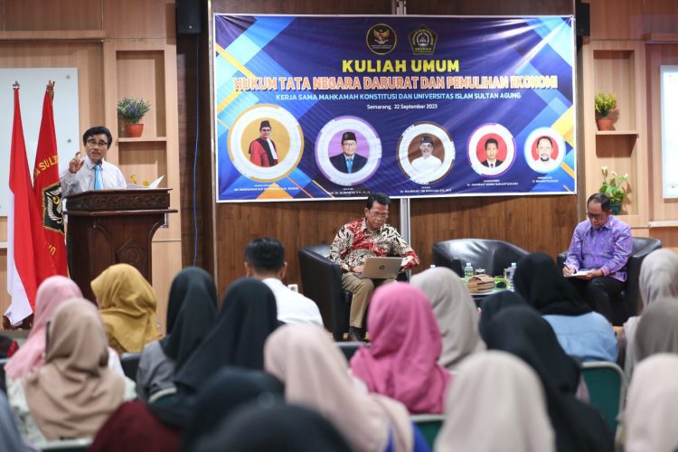 FH Unissula Bahas Hukum Tata Negara Darurat