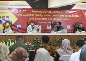 Milad ke-61 Tahun FH Unissula, Prodi S2 Ilmu Hukum Gelar Seminar Internasional Cybersecurity