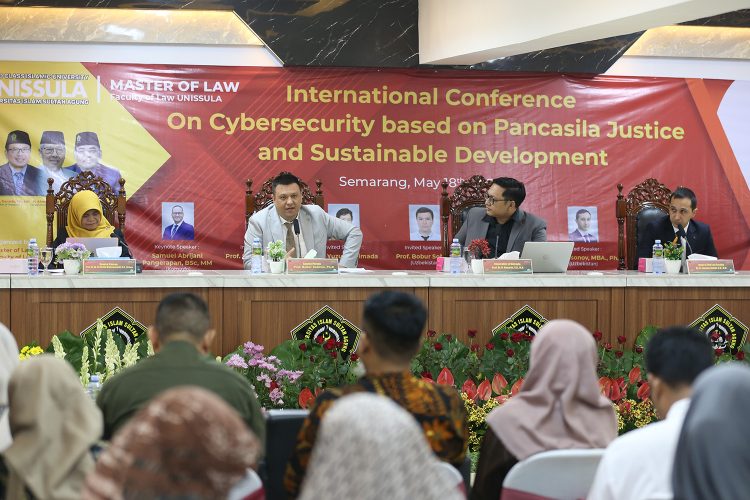 Milad ke-61 Tahun FH Unissula, Prodi S2 Ilmu Hukum Gelar Seminar Internasional Cybersecurity