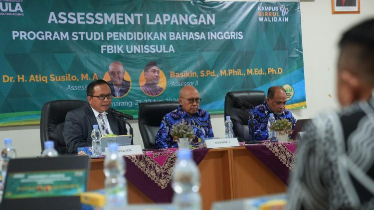 Targetkan Akreditasi Unggul Prodi Pendidikan Bahasa Inggris Unissula Diasesmen Lamdik