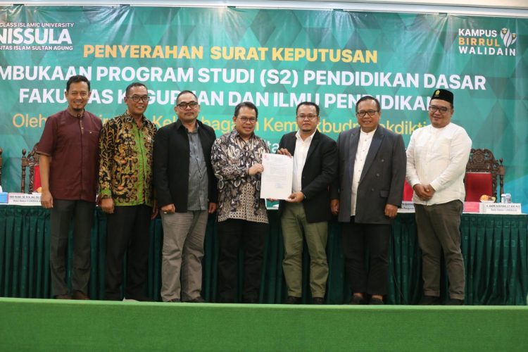 Unissula Resmi Buka Prodi Magister Pendidikan Dasar