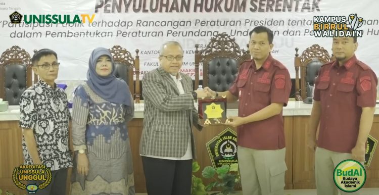 FH Unissula Tuan Rumah Sosialisasi Hukum oleh Kemenkumham