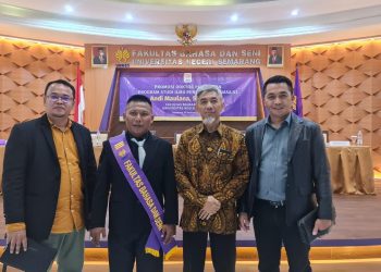 Dosen FKIP Unissula Andi Maulana Raih Gelar Doktor