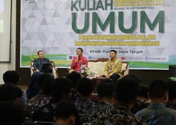 FE Unissula Selenggarakan Kuliah Umum Perkembangan Sistem Pembayaran