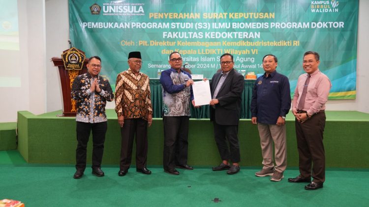 Pertama di Jateng, Unissula Buka Prodi Doktor Ilmu Biomedis