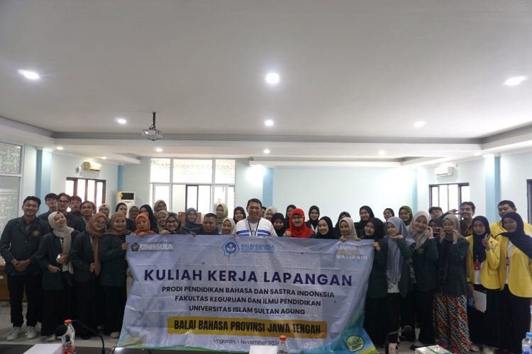 Mahasiswa PBSI Unissula Belajar Kemahiran Berbahasa di Balai Bahasa Jawa Tengah