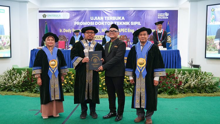 Dedy Rusmiyanto Raih Gelar Doktor di PDTS Unissula